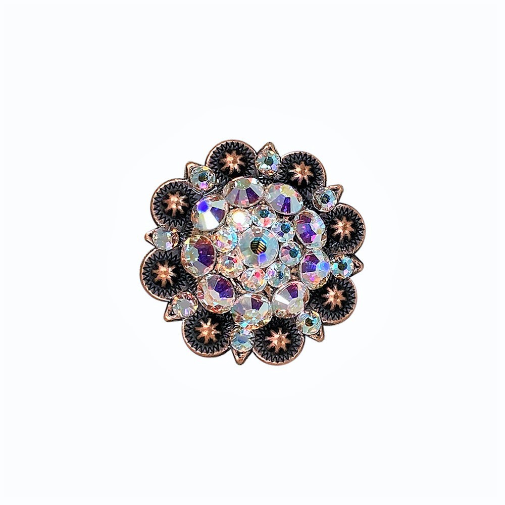 Copper AB Crystal Conchos Sizes from 1