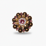 Copper Pink - AB - Champagne Crystal Conchos | Sizes 1"- 3" | Buckles | Saddle Set | Leather Rosettes | Slide