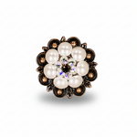 Copper Topaz - AB - Pearl Crystal Conchos | Sizes 1"- 3" | Buckles | Saddle Set | Leather Rosettes | Slide