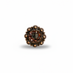Copper Jet - Champagne - Topaz Crystal Conchos | Sizes 1"- 3" | Buckles | Saddle Set | Leather Rosettes | Slide