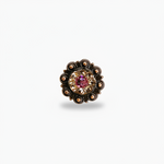 Copper Pink - AB - Champagne Crystal Conchos | Sizes 1"- 3" | Buckles | Saddle Set | Leather Rosettes | Slide