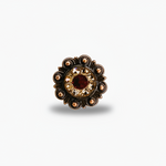 Copper Ruby - Jet - Champagne Crystal Conchos | Sizes 1"- 3" | Buckles | Saddle Set | Leather Rosettes | Slide
