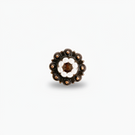 Copper Topaz - AB - Pearl Crystal Conchos | Sizes 1"- 3" | Buckles | Saddle Set | Leather Rosettes | Slide