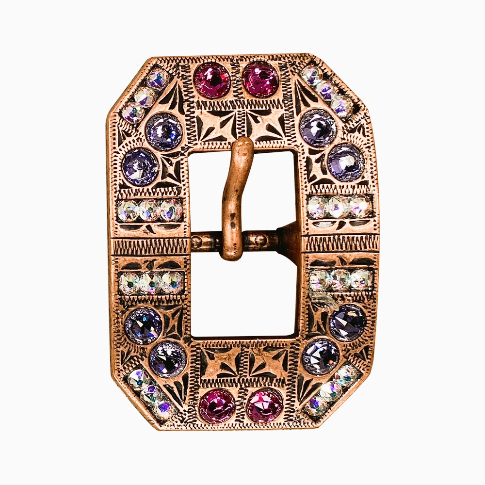 Copper Fuchsia - AB - Lilac Crystal Conchos Sizes from 1