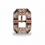 Copper Jet - AB Crystal Conchos | Sizes 1"- 3" | Buckles | Saddle Set | Leather Rosettes | Slide