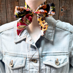 Cheetah and Floral Wild_Rag_Scarf_for_Cowgirls_Rodeo_Drive_Conchos