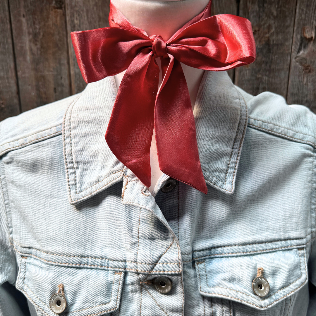 Dusty Copper Wild_Rag_Scarf_for_Cowgirls_Rodeo_Drive_Conchos