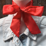 Electric Red Wild_Rag_Scarf_for_Cowgirls_Rodeo_Drive_Conchos
