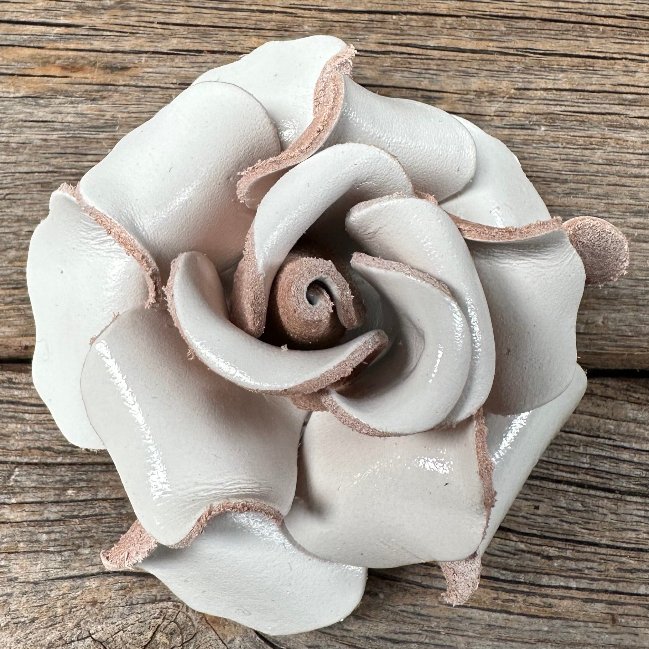 Hand Painted Leather Flowers - Roses