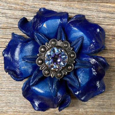 ANTIQUE SILVER LIGHT SAPPHIRE/LILAC