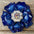 Blue Gardenia Leather Flowers - 1" Crystal Conchos - Options