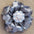 Silver Gardenia Leather Flowers - 1" Crystal Conchos - Options
