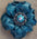 Turquoise Gardenia Leather Flowers - 1" Crystal Conchos - Options