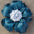 Turquoise Gardenia Leather Flowers - 1" Crystal Conchos - Options