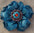 Turquoise Gardenia Leather Flowers - 1" Crystal Conchos - Options