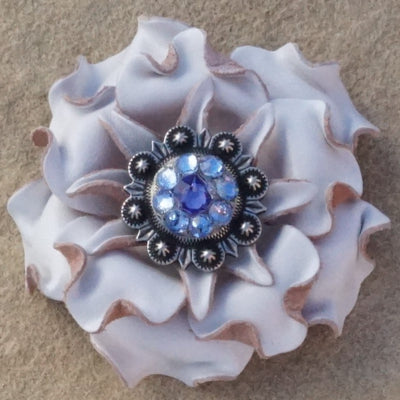 ANTIQUE SILVER LIGHT SAPPHIRE/LILAC