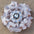 White Gardenia Leather Flowers - 1" Crystal Conchos - Options