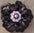 Black Lotus Leather Flowers - 1" Crystal Conchos - Options