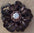 Black Lotus Leather Flowers - 1" Crystal Conchos - Options