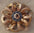 Gold Lotus Leather Flowers - 1" Crystal Conchos - Options