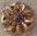 Gold Lotus Leather Flowers - 1" Crystal Conchos - Options