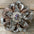 Silver Lotus Leather Flowers - 1" Crystal Conchos - Options