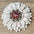 White Daisy Leather Flowers - 1" Crystal Conchos - Options