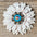 White Daisy Leather Flowers - 1" Crystal Conchos - Options
