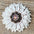 White Daisy Leather Flowers - 1" Crystal Conchos - Options