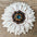 White Daisy Leather Flowers - 1" Crystal Conchos - Options