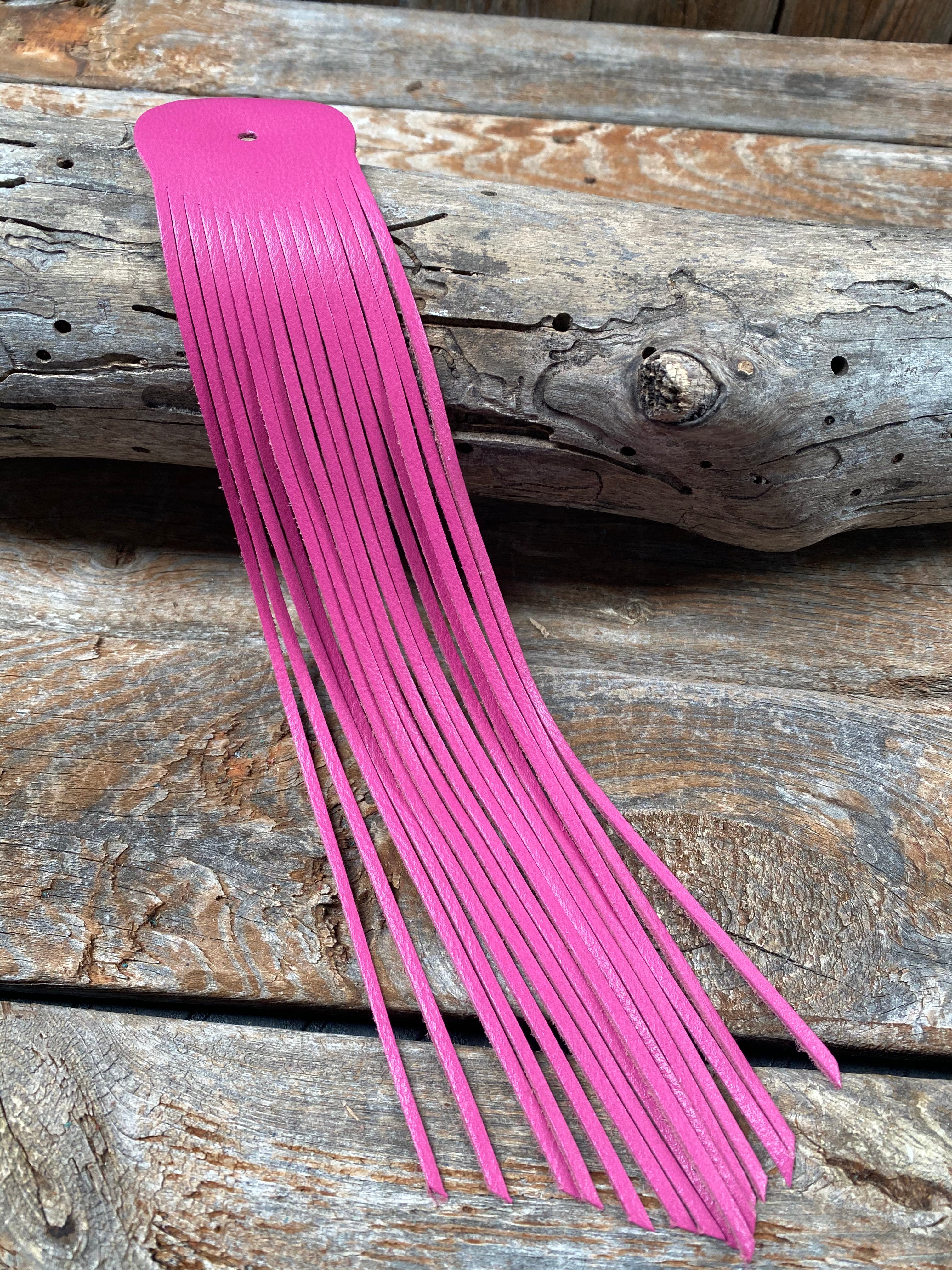 Leather Fringe - Assorted Colors
