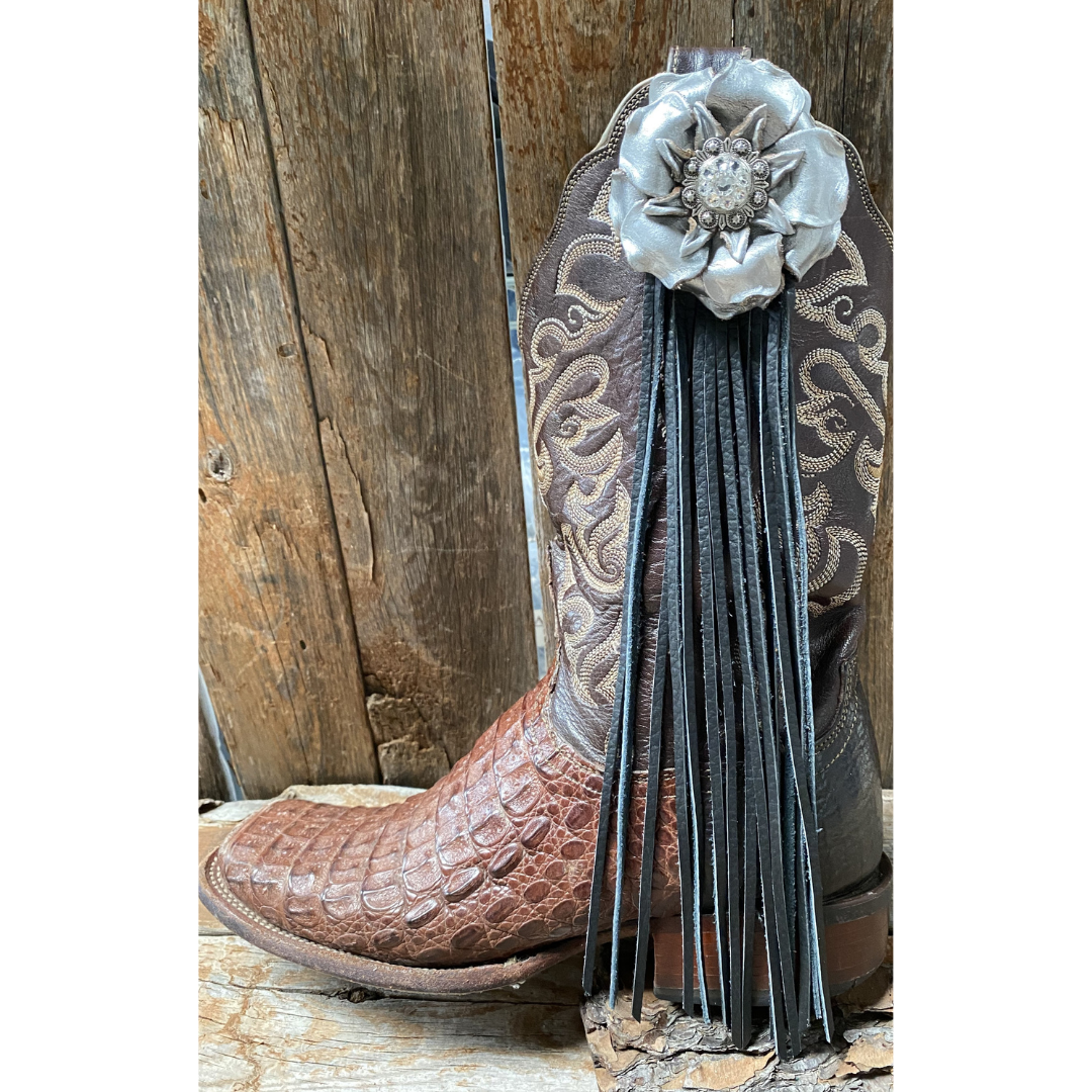 Boot fringe cuffs deals