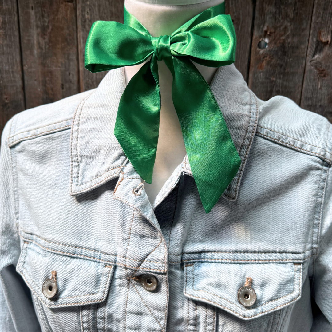 Green Wild_Rag_Scarf_for_Cowgirls_Rodeo_Drive_Conchos