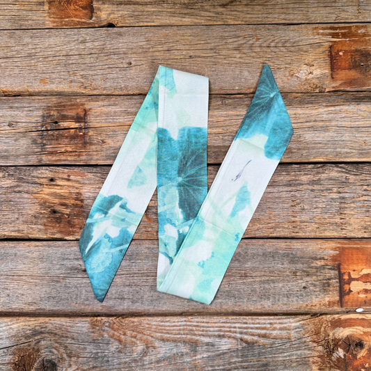 Green abstract Western_Wild_Rag_Scarf_for_Cowgirls_Rodeo_Drive_Conchos