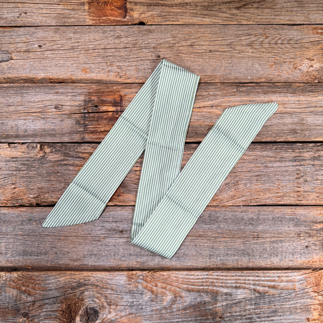 Green and white stripes Western_Wild_Rag_Scarf_for_Cowgirls_Rodeo_Drive_Conchos