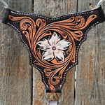 Triple Tone Floral Triangle / Gladiator Breastcollar #56275