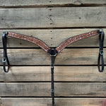 Hand Painted Floral Breastcollar #56277