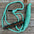 Mule Tape Halter - Leather Buckstitch Noseband - Copper Accents