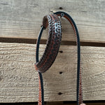 Medium Oil Braided Sunflower Browband / One Ear - Breastcollar Tack Set #BBBC649