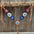 Light Oil Basketweave Patriotic Browband / One Ear Tack Set  #BBBC470