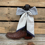 Cream Western Skinny Mini Wild Rag Scarf / Cowgirl Necktie #TW100