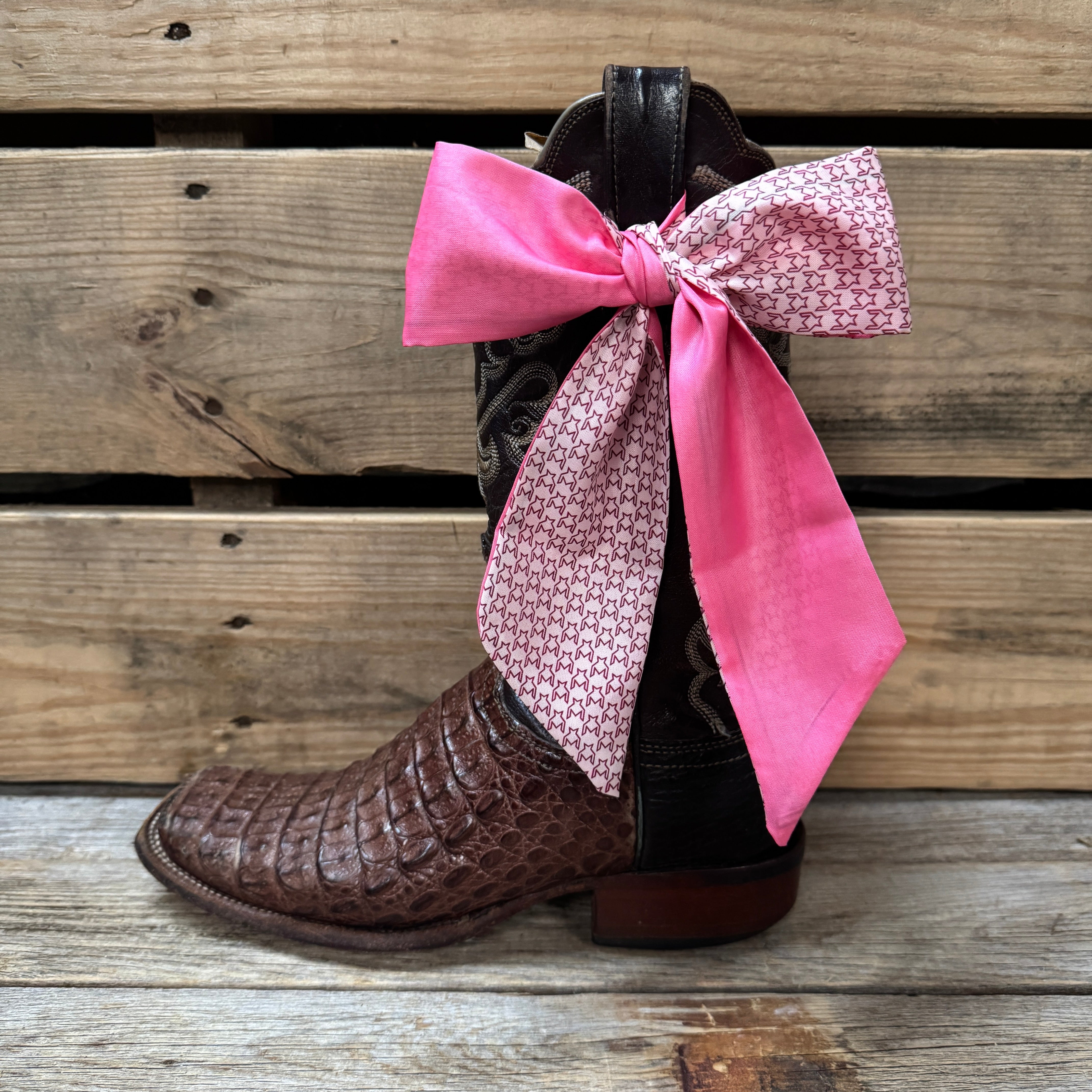 Pink Western Skinny Mini Wild Rag Scarf / Cowgirl Necktie #TW132