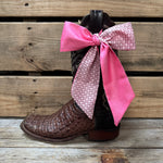Pink Western Skinny Mini Wild Rag Scarf / Cowgirl Necktie #TW132