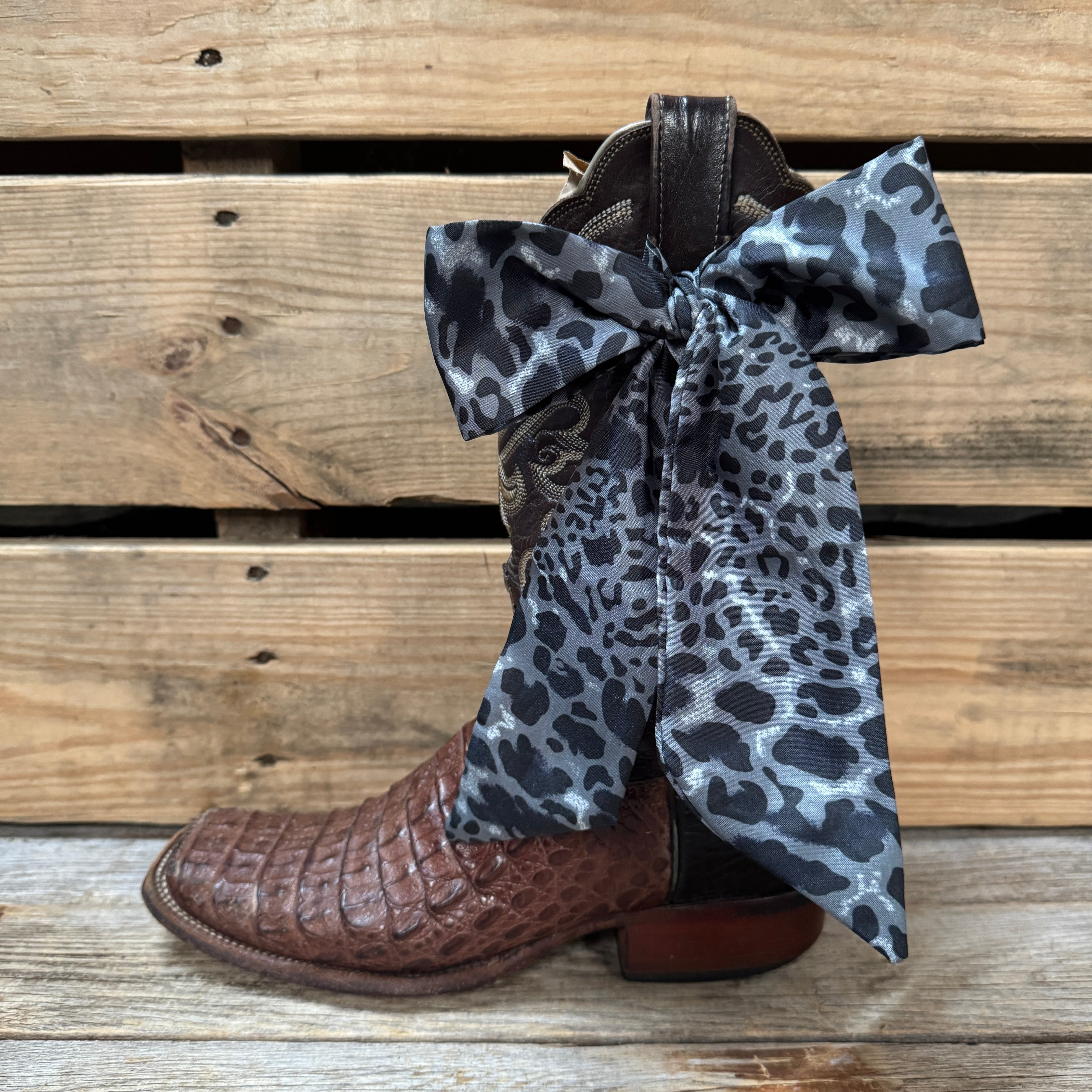 Black Western Skinny Mini Wild Rag Scarf / Cowgirl Necktie #TW134