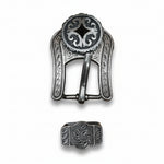 Black Diamond Antique Silver Western Concho W213