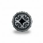 Black Diamond Antique Silver Western Concho W213
