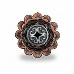 Black Diamond Antique Silver Western Concho W213