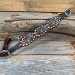 Light Oil Buckstitch Wither Strap #WS112