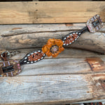 Light Oil Buckstitch Wither Strap #WS117