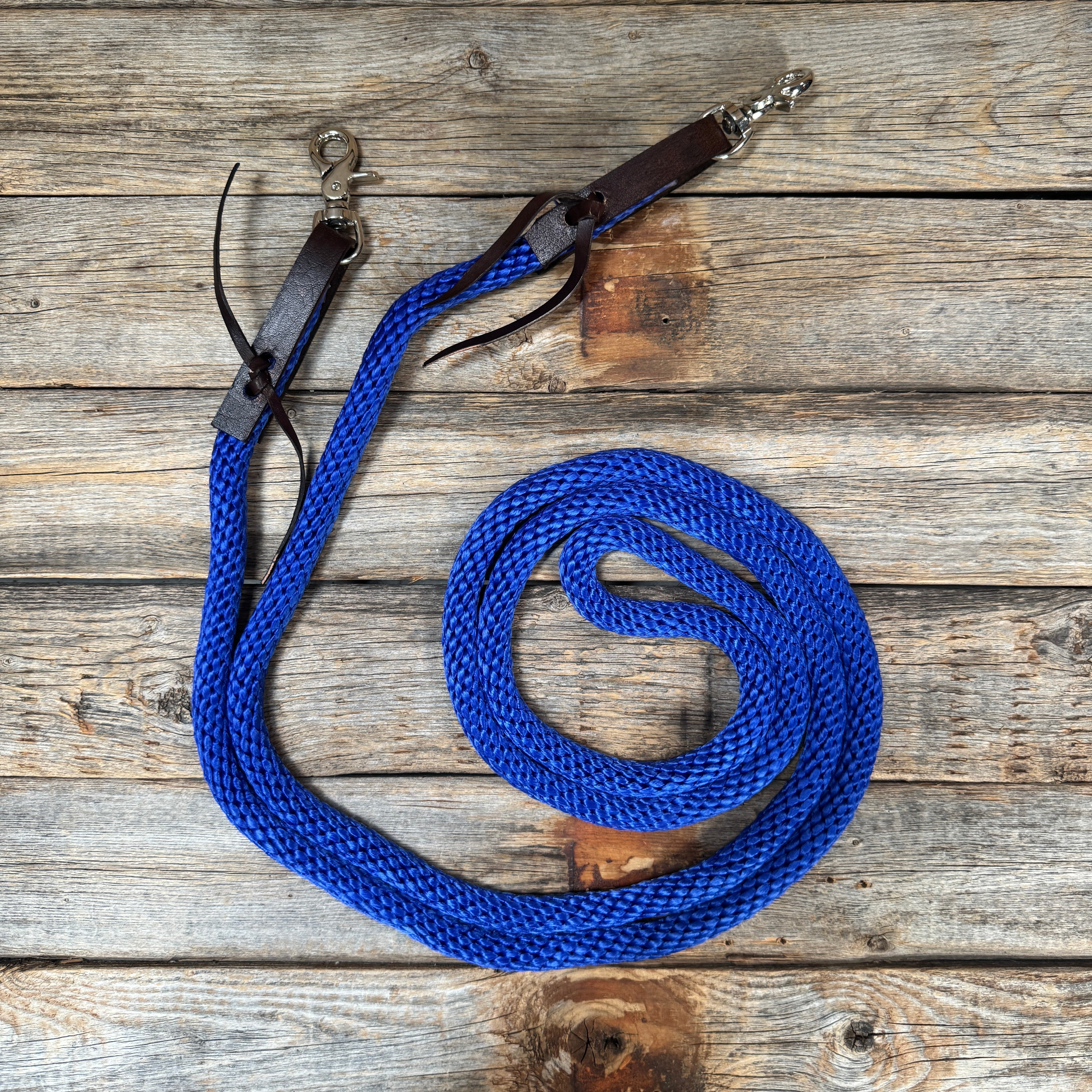 Cobalt Nylon Barrel Racing Reins #NR102